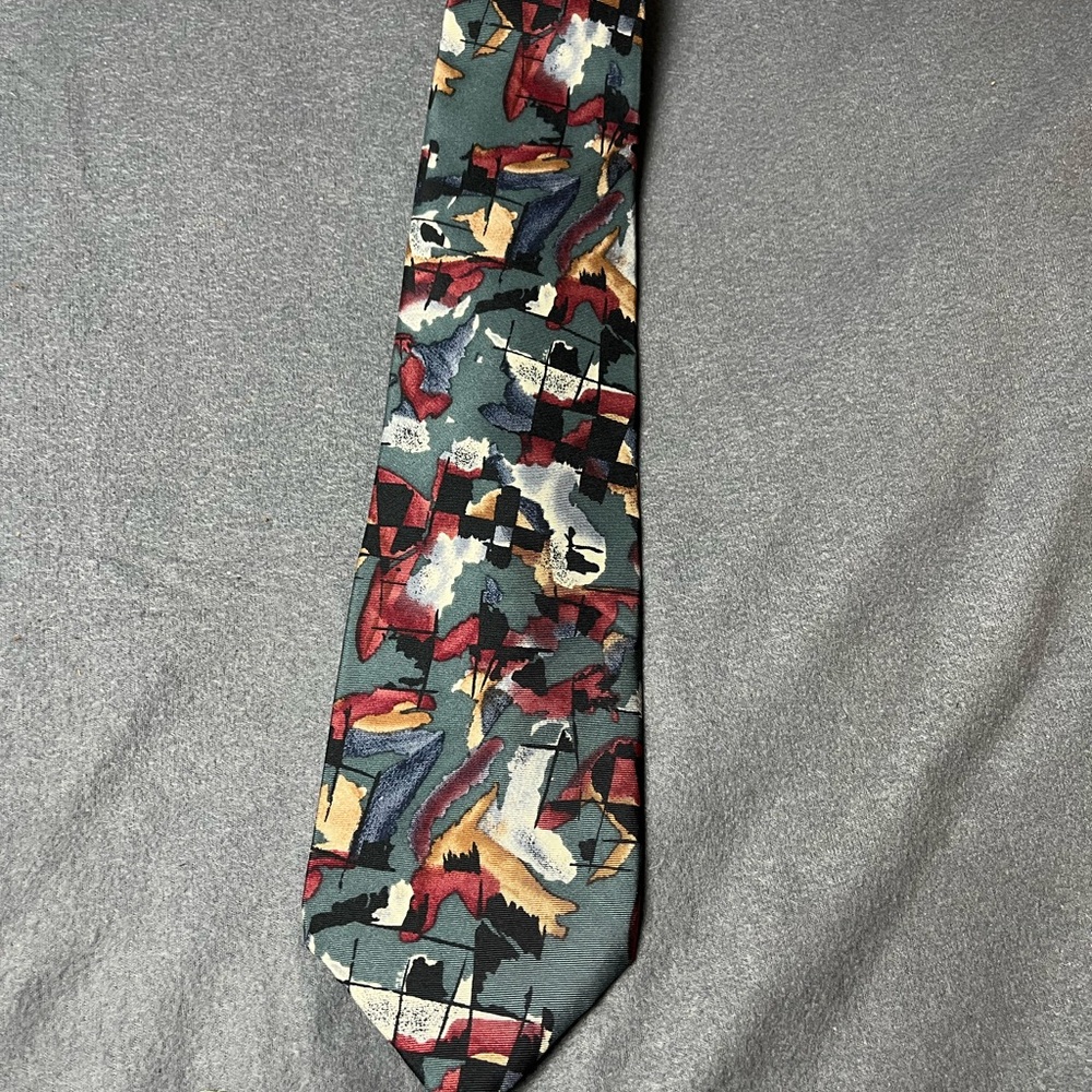 Abstract Patterned Tie